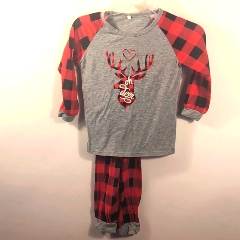 Boys 12M Christmas Pajamas Sleeper Footie Set